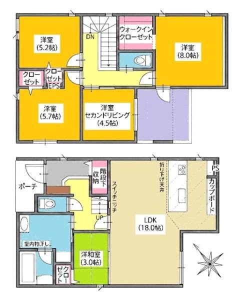 岡崎市矢作町新築戸建全3棟2号棟