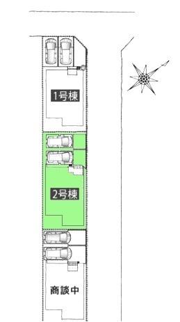 岡崎市矢作町新築戸建全3棟2号棟