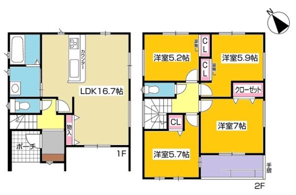 尾張旭市南原山町新築戸建全1棟