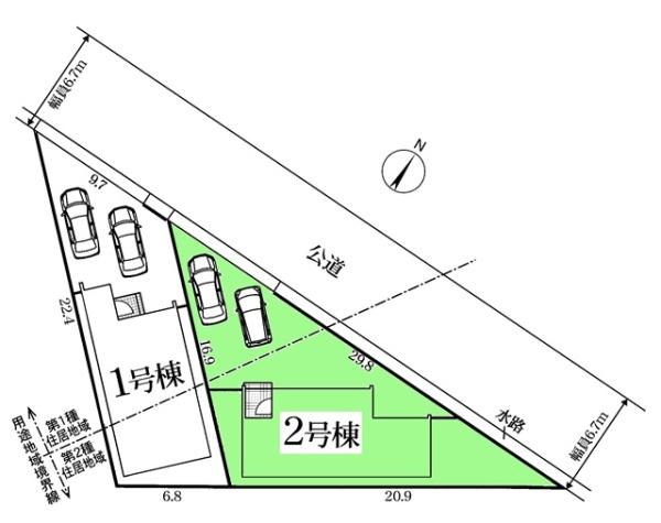 刈谷市井ケ谷町新築戸建全2棟2号棟