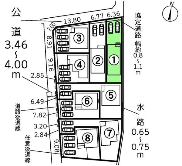 豊田市畝部西町新築戸建全8棟1号棟