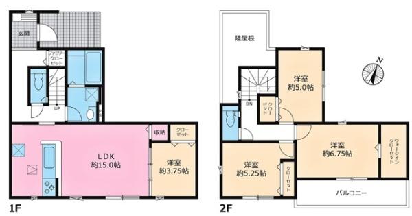 知多市八幡新築戸建全2棟2号棟