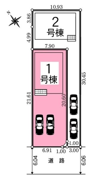 岡崎市栄町新築戸建全2棟1号棟
