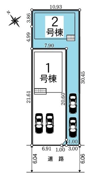 岡崎市栄町新築戸建全2棟2号棟