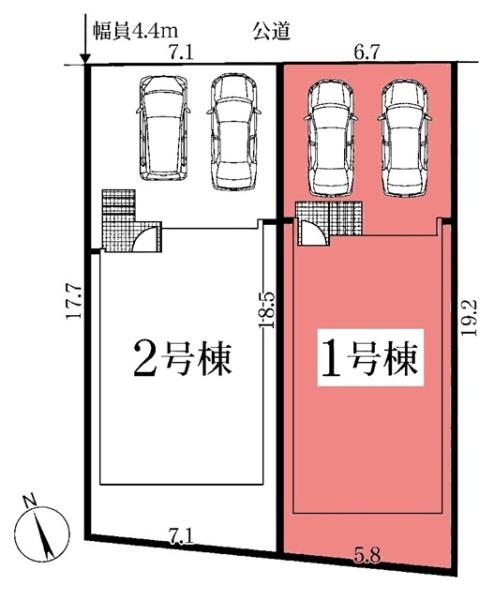 岡崎市矢作町新築戸建全2棟1号棟