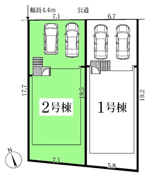 岡崎市矢作町新築戸建全2棟2号棟