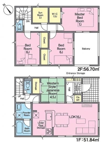 豊田市駒場町新築戸建全3棟2号棟