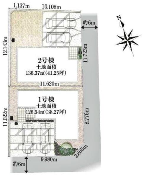 岡崎市井田町新築戸建全2棟1号棟