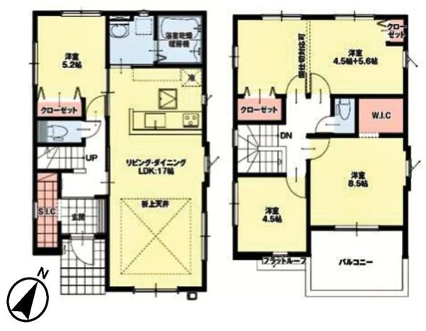 豊田市平戸橋町新築戸建全5棟2号棟