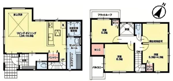 豊田市平戸橋町新築戸建全5棟3号棟