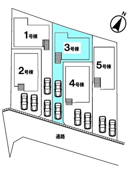 豊田市平戸橋町新築戸建全5棟3号棟