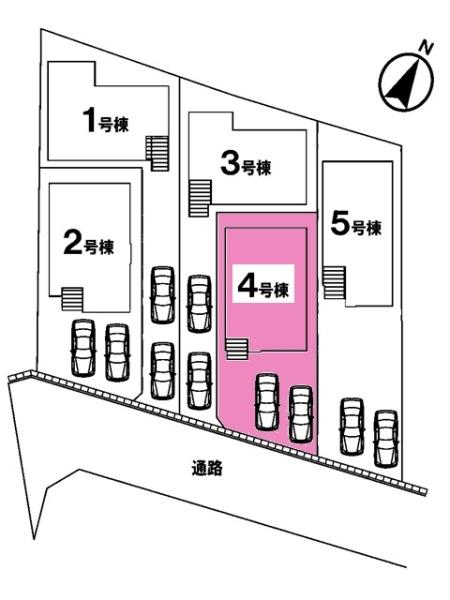 豊田市平戸橋町新築戸建全5棟4号棟