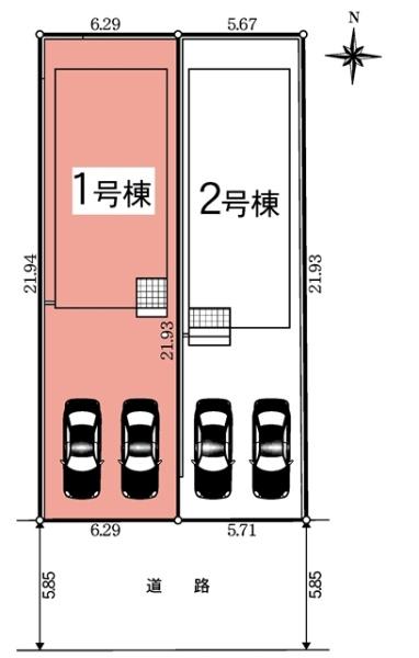 豊田市神池町新築戸建全2棟1号棟