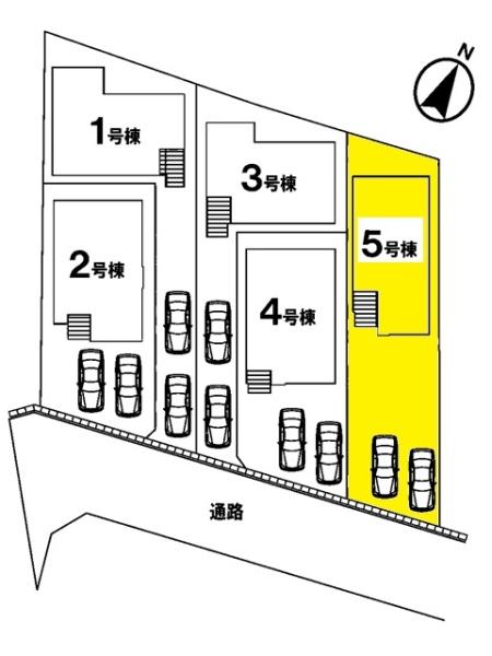 豊田市平戸橋町新築戸建全5棟5号棟