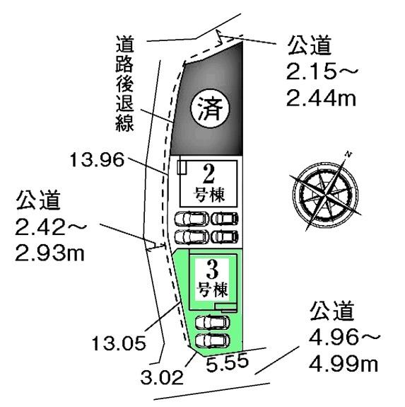 蒲郡市竹谷町新築戸建全3棟3号棟