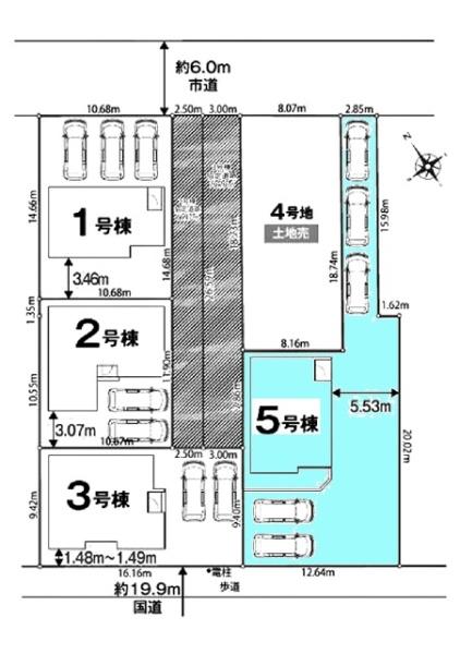 蒲郡市三谷町東1丁目新築戸建全5棟5号棟