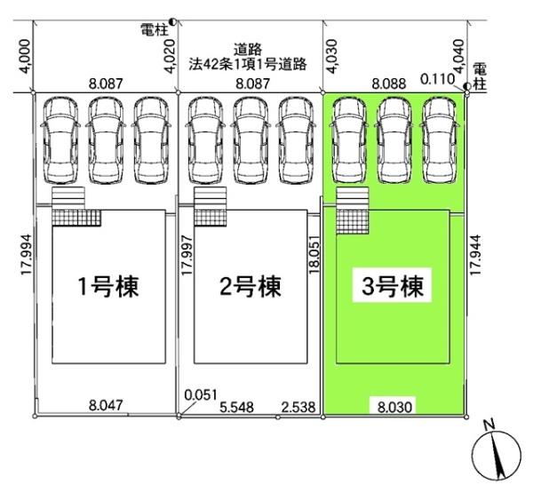 蒲郡市大塚町新築戸建全3棟3号棟