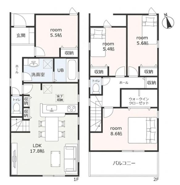 岡崎市広幡町新築戸建全3棟2号棟