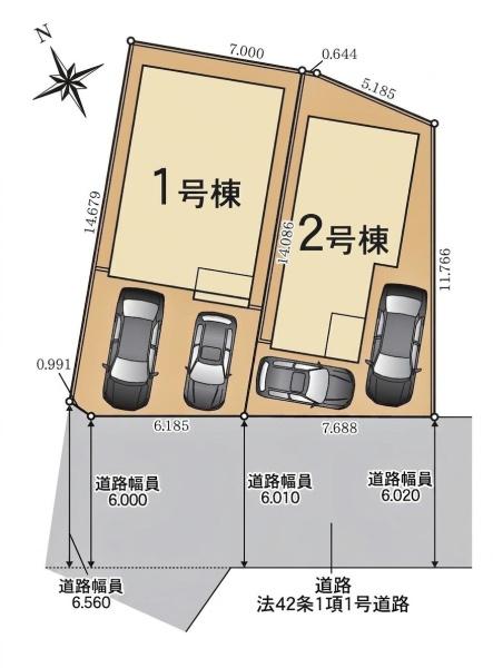 大府市東新町新築戸建全2棟2号棟