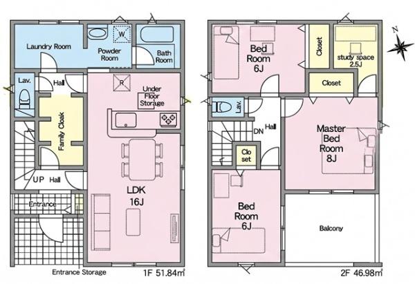 岡崎市東蔵前新築戸建全3棟2号棟