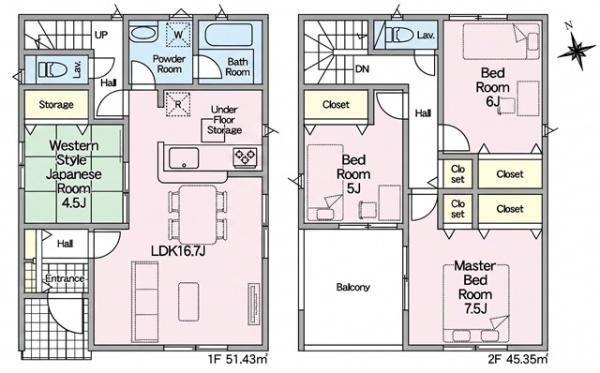 岡崎市東蔵前新築戸建全3棟3号棟