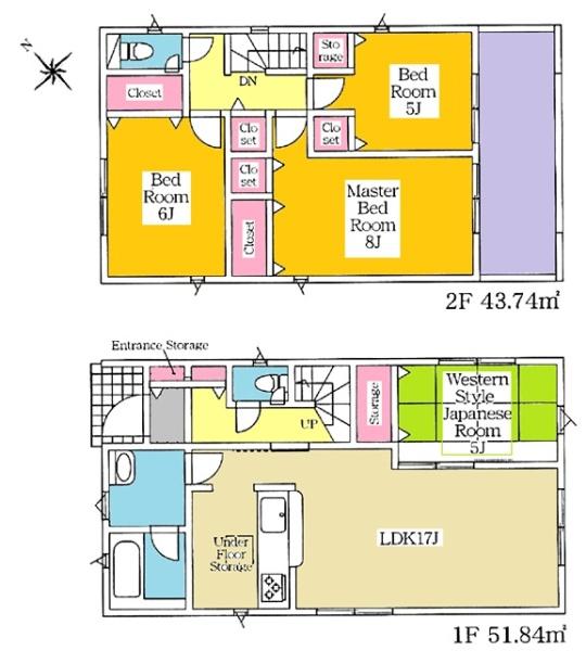 西尾市住崎町新築戸建全2棟1号棟