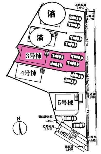 西尾市平口町新築戸建全5棟3号棟