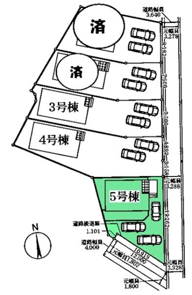 西尾市平口町新築戸建全5棟5号棟