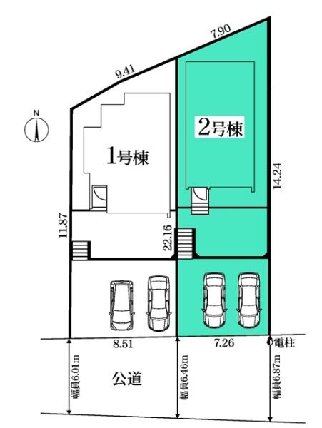 岡崎市伊賀町新築戸建全2棟2号棟