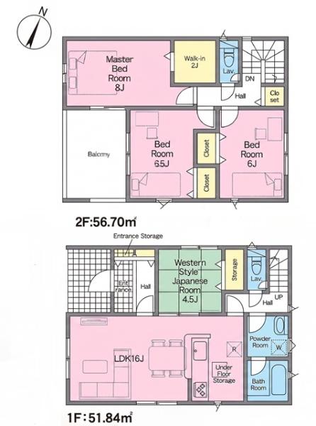 日進市赤池町新築戸建全5棟3号棟