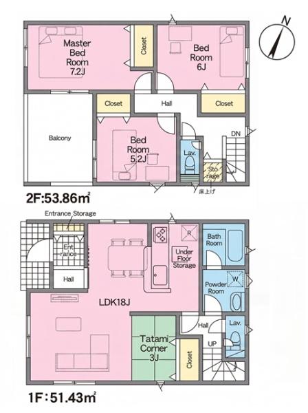 日進市赤池町新築戸建全5棟4号棟