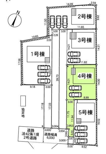 日進市赤池町新築戸建全5棟4号棟