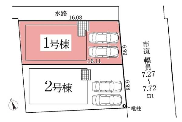 岡崎市鴨田町新築戸建全2棟1号棟