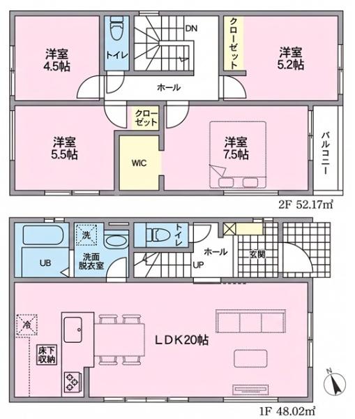 岡崎市鴨田町新築戸建全2棟2号棟
