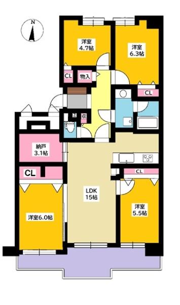コープ野村新安城Ａ棟