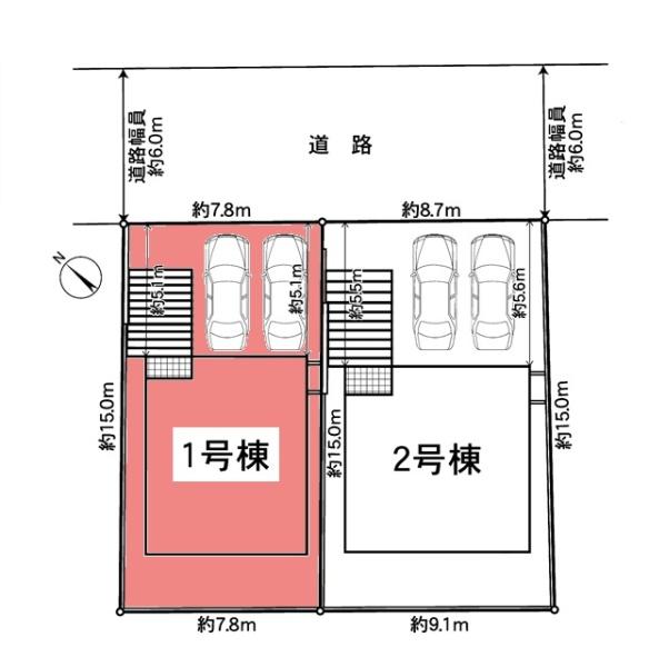 岡崎市滝町新築戸建全2棟1号棟