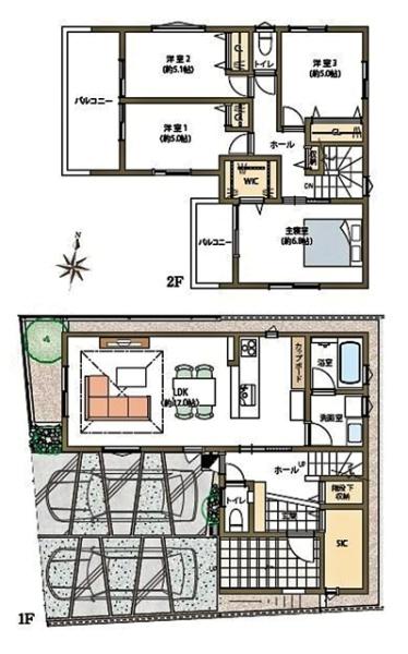 岡崎市竜美北新築戸建全2棟2号棟