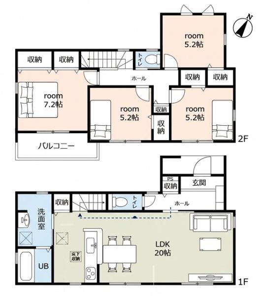 豊田市本町新築戸建全2棟2号棟