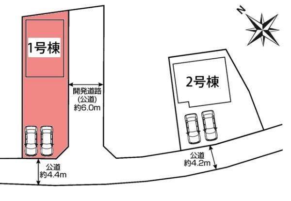 岡崎市昭和町新築戸建全2棟1号棟