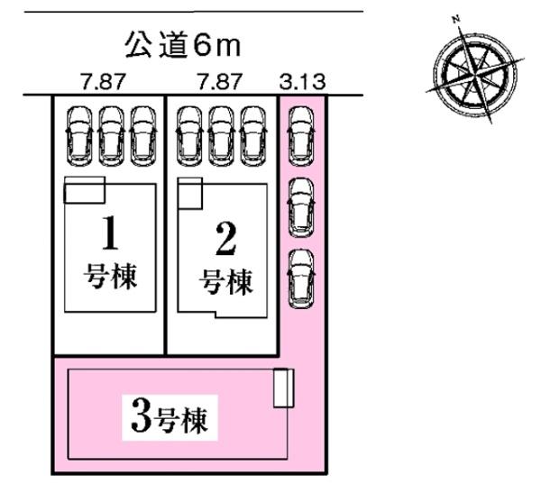 豊川市金屋本町新築戸建全3棟3号棟