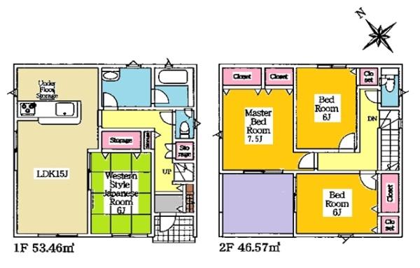 蒲郡市三谷町新築戸建全2棟2号棟