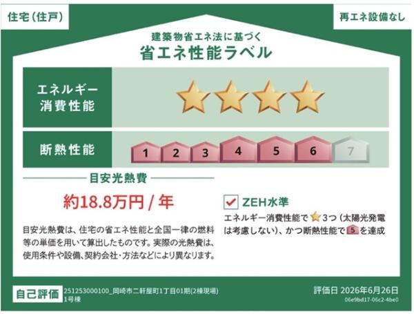 岡崎市二軒屋町新築戸建全2棟2号棟