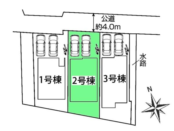 岡崎市土井町新築戸建全3棟2号棟