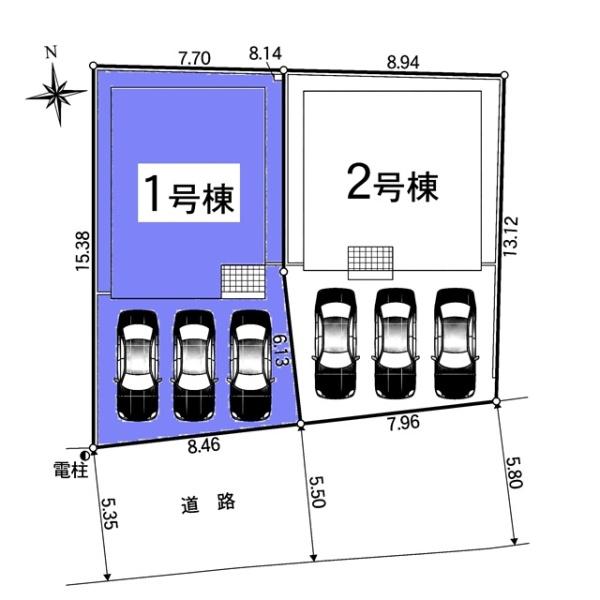 知立市弘法町新築戸建全2棟1号棟
