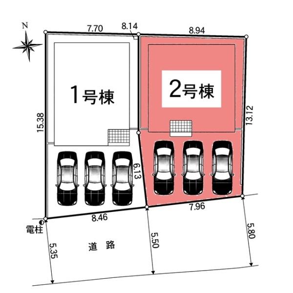 知立市弘法町新築戸建全2棟2号棟