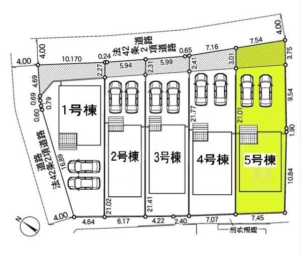 大府市朝日町新築戸建全5棟5号棟