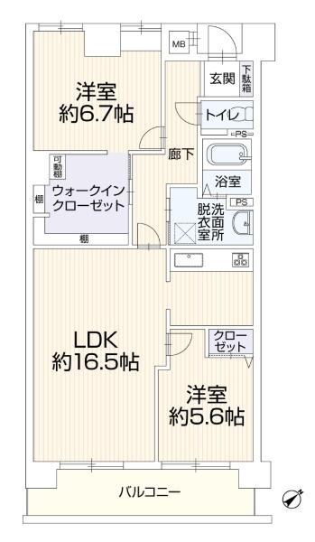エクセレンス前後　A棟