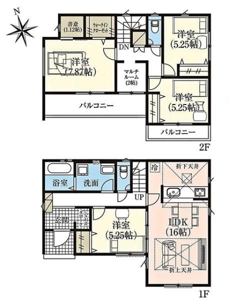 知立市来迎寺町新築戸建全2棟1号棟
