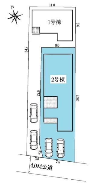 知立市来迎寺町新築戸建全2棟2号棟