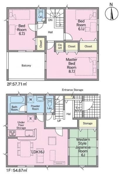 豊田市井上町新築戸建全5棟4号棟